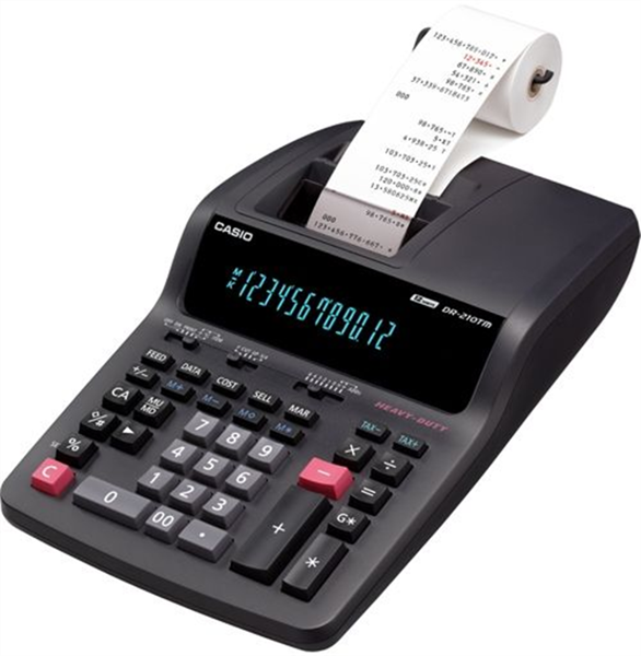 Casio DR-210TM 12-Digits Printing Calculator