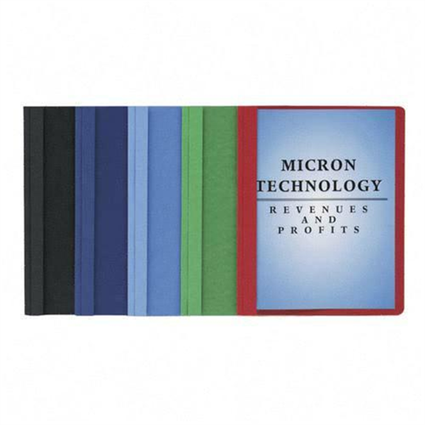 Picture of 40-008 Oxford Plastic Front Folder - Lt. Blue #58801