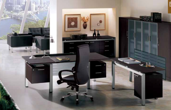 Picture of Vision 1800x1900 Desk Unit TG-189 (Glass)