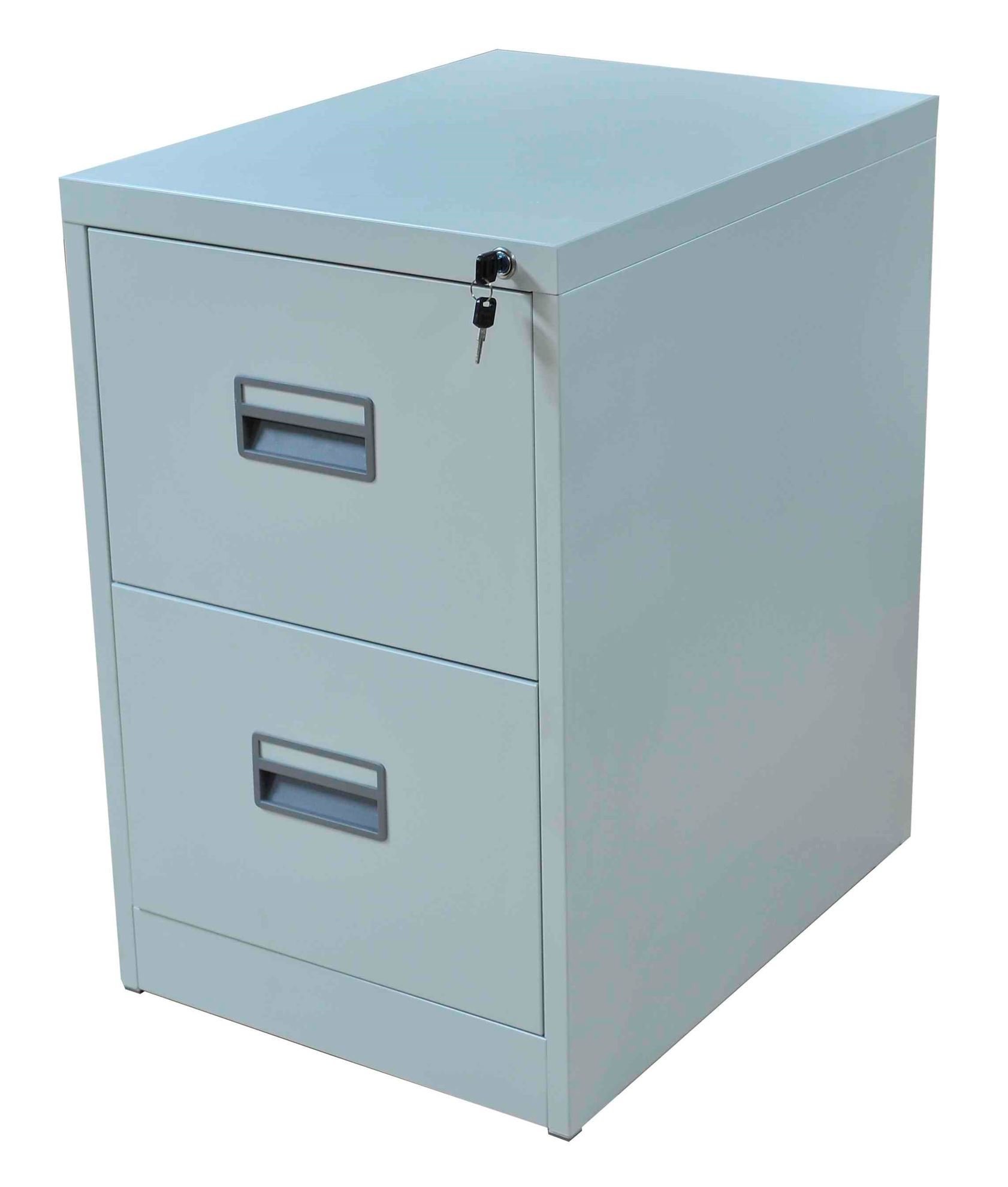 Image 2-Drawer Filing Cabinet (Grey) - Stationery and Office Supplies  Jamaica Ltd.