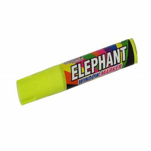 Elephant Window Marker Fl. Yellow #98881