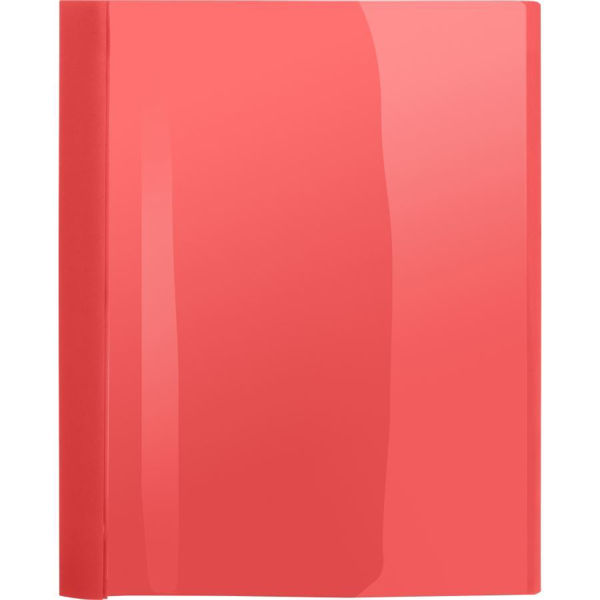 B/Source Plastic Front Folder - Red #78523