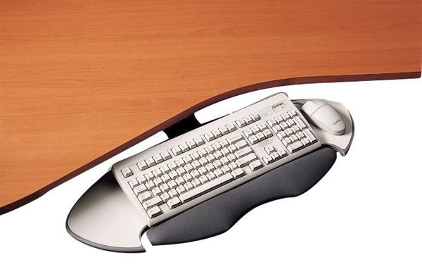 Fursys Keyboard Tray w/2 Mouse Surface