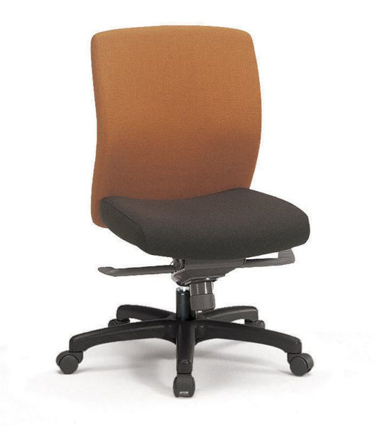 Zestie H.B. Exec. Chair w/o Headrest - Brown