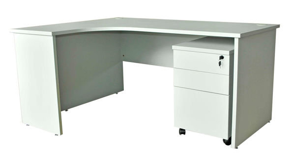 Image 1600x1600 L-Type Desk (Grey)