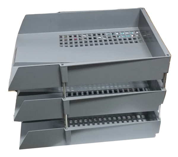 CF 3-Tier Document Tray F/S Grey #US10432