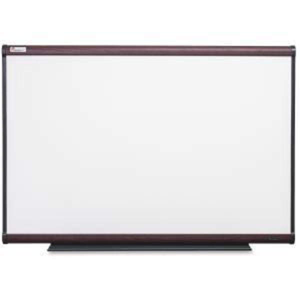 Quartet 48x72 Whiteboard Mhgny. Frame #S577