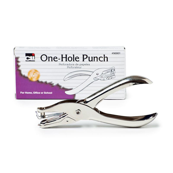 Cli One Hole Punch, School Supplies