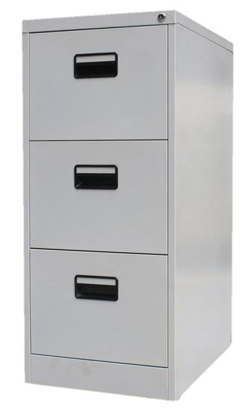 Bizoe 3-Drawer Filing Cabinet (Grey)	