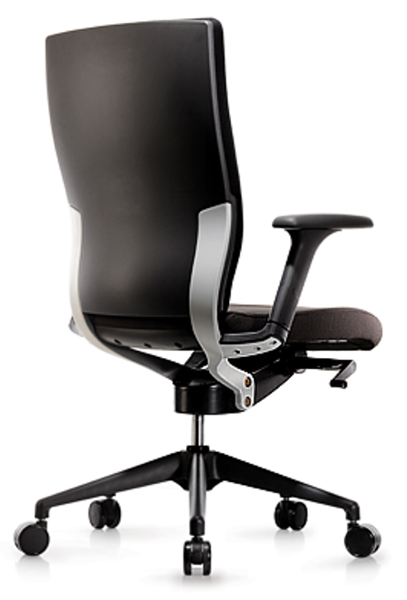 T-41 (Joy) High Back Exec. w/o Headrest Chair - Black