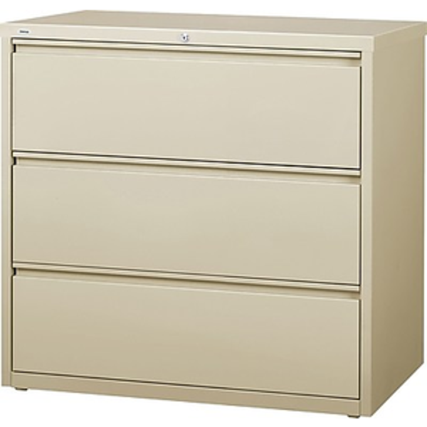 Image 3-Drawer Lateral Cabinet (Putty)