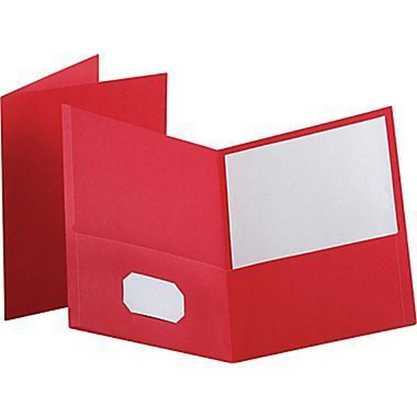 Oxford Double Pocket Portfolio - Red #50752	