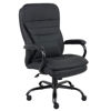 Boss H/Duty Double Plush Chair (400lbs) - Black