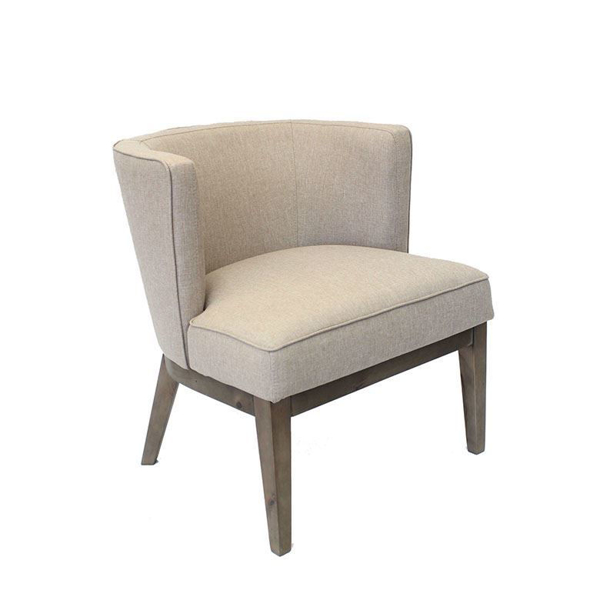 Boss Driftwood Reception Chair - Sand