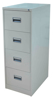 Bizoe 4-Drawer Filing Cabinet (Grey)