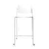 Image Bar Stool w/Chrome Frame - White