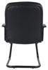 Boss Leather Plus Side Chair - Black