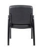 Boss Side Leather Plus Chair - Black