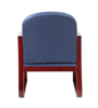 Boss Reception Chair - Mah. Col. Arms -Bl