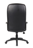 Boss High Back Exec. Leather Plus Chair - Black