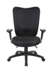 Boss Multi-Function Hi Back Chair w/Arms - Bk