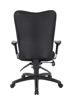 Boss Multi-Function Task Chair w/Arms - Bk