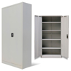 AS-C5TG  Image 6' Stationery Cupboard - Grey