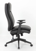 Picture of B7-30BK Boss H.B. Double Plush Exec Chair w/Adj Arms Black