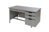 Picture of AD-1200GY Image 1200 x 600 Metal Desk w/Single Pedestal - Grey