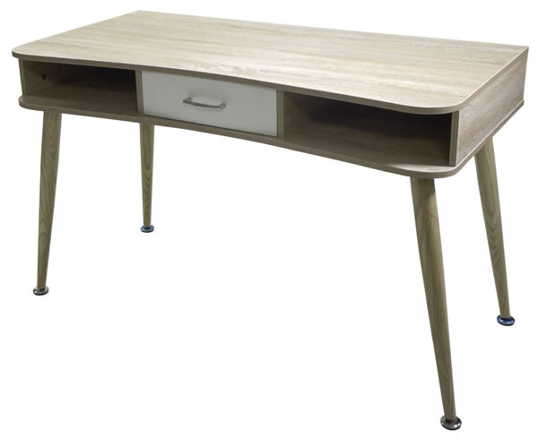 Picture of HX-001  Ulink 1200 x 600 Computer Desk w/Middle Drawer - Pine