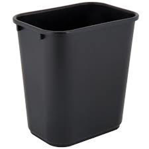 Picture of 05-018 Storex Waste Paper Bin Black (Med) #7109