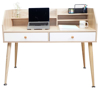 Picture of HX-014 Ulink 1200 x 600 Computer Desk w/Hutch - Pine