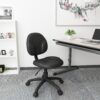 Picture of B9-090V Boss Caresoft Task Chair w/o Arms  - Black Vinyl