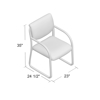 Picture of B9-520BK Boss Side Chair Black