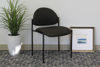 Picture of B9-505BK Boss Stackable Side Chair w/o Arms - Black