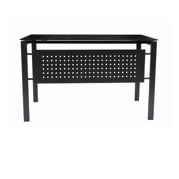 Picture of ST-B060BK Torch 1200 x 600 Glass Desk - Black