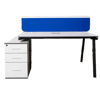 Picture of ST-BK02 Torch 2-S Bench w/Screen & Pedestal Gy/Bl