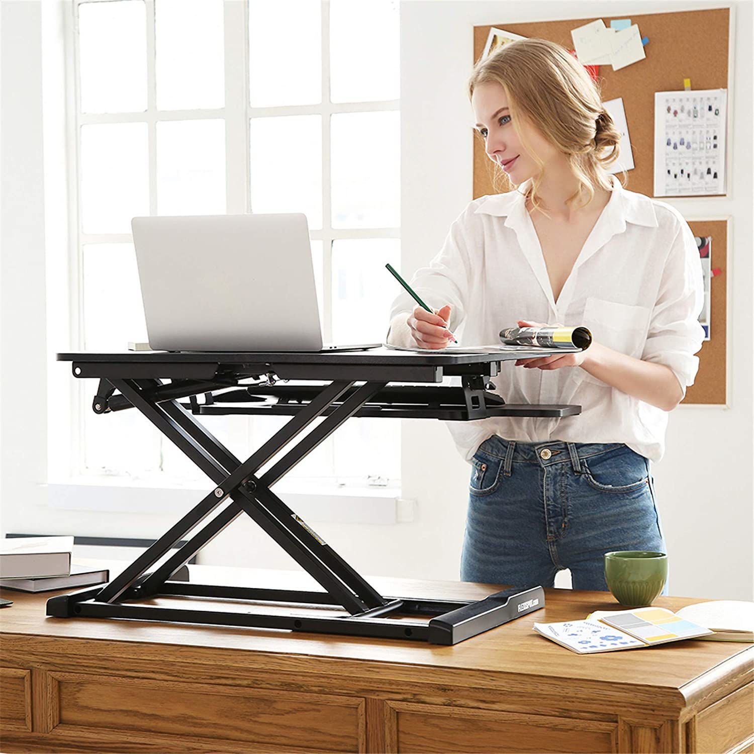 Fezibo standing desk converter deals
