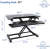 Picture of AD-E0005 Image 30" Fezibo Stand Up Desk Converter - Black