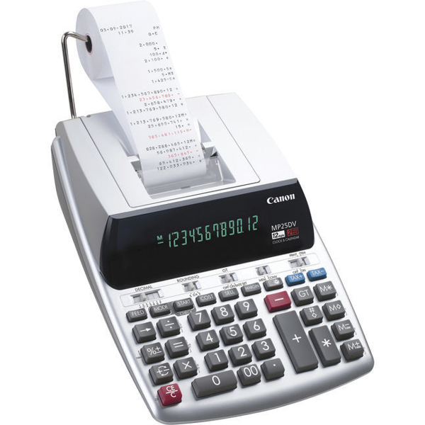 Picture of 09-092 Canon MP25DV3 12-Digits Printing Calculator