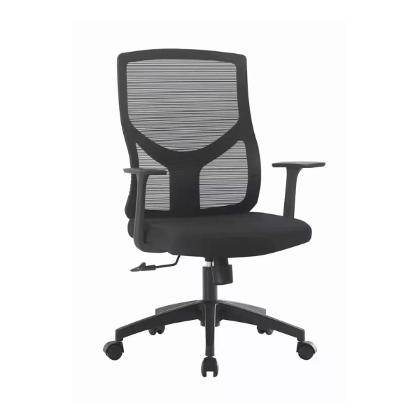 Picture of AA-5342BK Image Mesh Chair w/Fixed T-Arms - Black