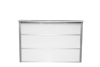 Picture of DV-SQT3075B DVS 1600 x 750 Reception Unit w/White Frosted Glass