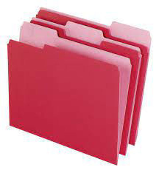 Picture of 37-016 Pendaflex L/S File Folder - Red #15213