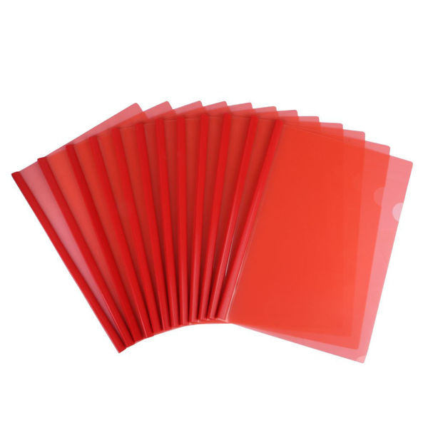 Picture of 40-022 CF Plastic Report Cover w/Spine Red