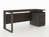 Picture of ET-D167W Evolve 1600 x 700 Desk w/Cupboard - Walnut