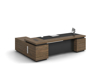 Picture of ET-E1820R LW  Royal 1800x2000 Exec Desk w/Side Cabinet - Lt. Walnut