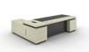 Picture of ET-E1820R WO  Royal 1800x2000 Exec Desk w/Side Cabinet - White Oak
