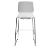 Picture of AA-5267WH Image Bistro Chair w/Chrome Frame - White