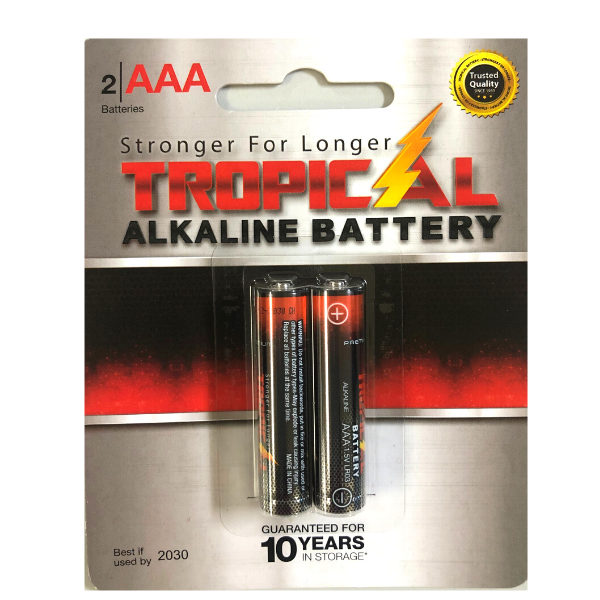 Picture of 03-052 Tropical Alkaline AAA Battery (2pk)