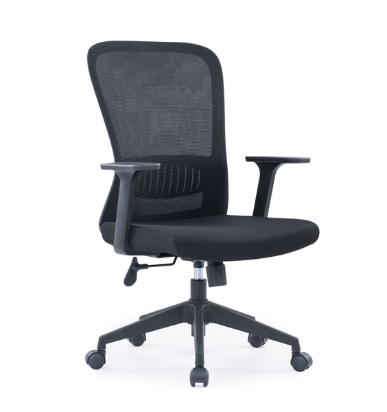 Picture of AA-245BBK Image M.B. Web Chair w/Arms - Black (DVS 045B)